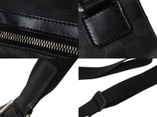 Load image into Gallery viewer, LOUIS VUITTON ルイヴィトン ショルダーバッグ N58028 トマス ブラック ダミエ グラフィット シルバー金具 美品 中古 54842