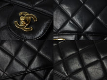 Load image into Gallery viewer, CHANEL シャネル ショルダーバッグ マトラッセ30 ダブルフェイス チェーンショルダー 4番台 ブラック ラムスキン 美品 中古 54844