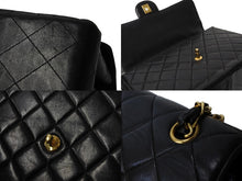Load image into Gallery viewer, CHANEL シャネル ショルダーバッグ マトラッセ30 ダブルフェイス チェーンショルダー 4番台 ブラック ラムスキン 美品 中古 54844