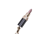 Load image into Gallery viewer, CHANEL シャネル キーチャーム ココマーク リップスティック ストーン 08A 2008年秋 ブラック ピンク ゴールド 16g 美品 中古 54847