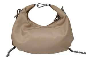 極美品 PRADA プラダショルダーバッグ Re Edition 2006 2WAY 三角ロゴ カメオベージュ ナイロン 1BH172 シルバー金具 中古 54859 
