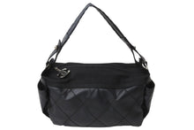 Load image into Gallery viewer, CHANEL シャネル パリビアリッツ ワンショルダーバッグ 11番台 キャンバス レザー A34205 ブラック シルバー金具 美品 中古 54879