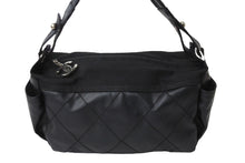 Load image into Gallery viewer, CHANEL シャネル パリビアリッツ ワンショルダーバッグ 11番台 キャンバス レザー A34205 ブラック シルバー金具 美品 中古 54879