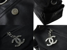 Load image into Gallery viewer, CHANEL シャネル パリビアリッツ ワンショルダーバッグ 11番台 キャンバス レザー A34205 ブラック シルバー金具 美品 中古 54879
