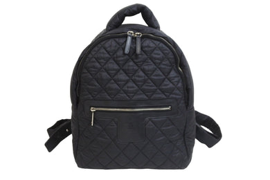 CHANEL シャネル ナイロン コココクーン リュックサック 19番台 ココマーク ロゴ バックパック ブラック 美品 中古 54880
