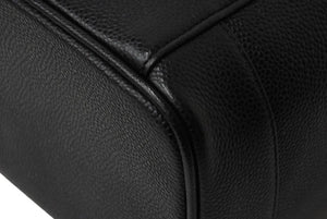 CHANEL シャネル ココマーク バニティバッグ 縦型 ハンドバッグ 6番台 キャビアスキン ブラック ゴールド金具 美品 中古 54888