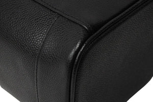 CHANEL シャネル ココマーク バニティバッグ 縦型 ハンドバッグ 6番台 キャビアスキン ブラック ゴールド金具 美品 中古 54888