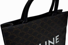 Load image into Gallery viewer, CELINE セリーヌ バーティカルカバ ハンドバッグ ブラウン 191542BZK.04LU キャンバス カーフスキン 良品 中古 54899