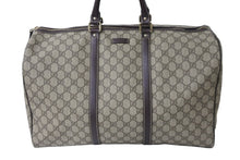 Load image into Gallery viewer, 極美品 GUCCI グッチ ボストンバッグ 206501 ベージュ GGスプリームキャンバス ゴールド金具 中古 54916