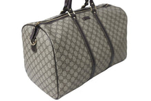 Load image into Gallery viewer, 極美品 GUCCI グッチ ボストンバッグ 206501 ベージュ GGスプリームキャンバス ゴールド金具 中古 54916