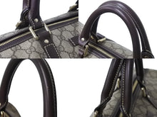 Load image into Gallery viewer, 極美品 GUCCI グッチ ボストンバッグ 206501 ベージュ GGスプリームキャンバス ゴールド金具 中古 54916