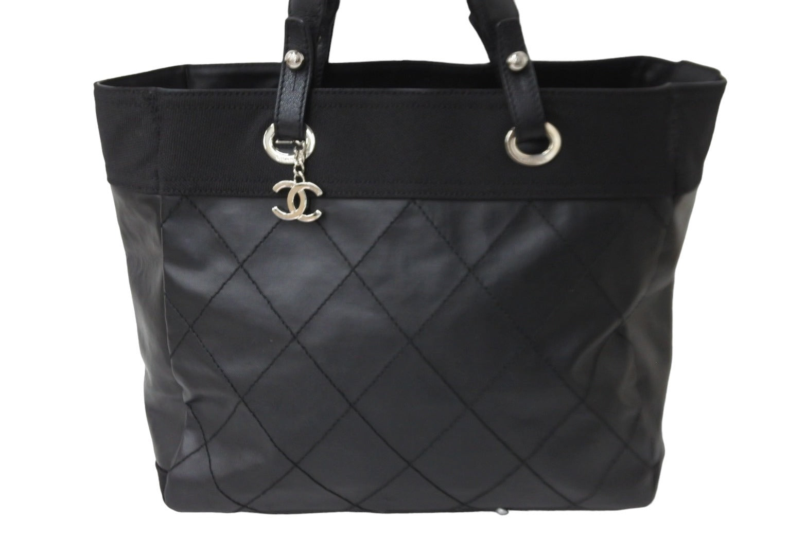 CHANEL シャネル パリビアリッツ トートバッグMM ココマーク A34209