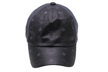 Load image into Gallery viewer, MCM エムシーエム メッシュキャップ 帽子 ブラック ポリエステル PVC MEC7S2K10 シルバー金具 美品 中古 54947