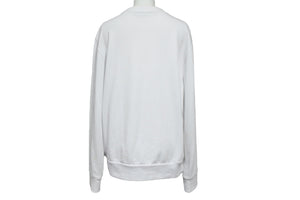 VERSACE ヴェルサーチ スウェット トレーナー メデューサロゴ A89567S A230902 サイズ36 ホワイト イエロー 美品 中古 54948 