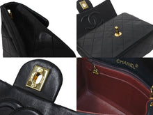 Load image into Gallery viewer, CHANEL シャネル ショルダーバッグ ミニマトラッセ ココマーク ブラック 1番台 ラムスキン ゴールド金具 美品 中古 54983