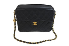 Load image into Gallery viewer, CHANEL シャネル ショルダーバッグ チェーン マトラッセ ココボール ブラック キャビアスキン ゴールド金具 美品 中古 54987