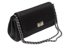 Load image into Gallery viewer, CHANEL シャネル ショルダーバッグ 2.55 チェーンショルダー ブラック シルバー金具 7番台 美品 中古 55013