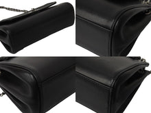 Load image into Gallery viewer, CHANEL シャネル ショルダーバッグ 2.55 チェーンショルダー ブラック シルバー金具 7番台 美品 中古 55013