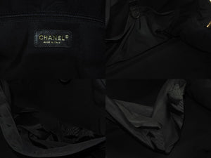 CHANEL シャネル ヴィンテージ ボストンバッグ キャビアスキン 旅行カバン 8番台 ブラック ゴールド金具 美品 中古 55040