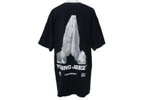 PHENOMENON フェノメノン 半袖Ｔシャツ トップス young jeezy defjam コットン ブラック ホワイト メンズ サイズL 良品 中古 55057