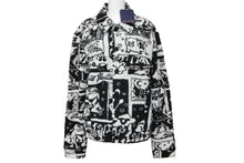Load image into Gallery viewer, 新品同様 LOUIS VUITTON ルイヴィトン 23SS LVコミックストラッカー ジャケット ブラック ホワイト M RM231 VY6 HOY60W 中古 55069