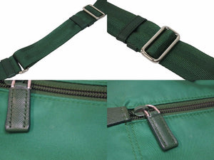 PRADA プラダショルダーバッグ BT0716 グリーン 斜め掛け ナイロン シルバー金具 美品 中古 55087 