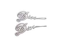 Load image into Gallery viewer, 極美品 Christian Dior クリスチャンディオール ロゴ ピアス シルバー ジュエリー アクセサリー 小物 6g 中古 55115