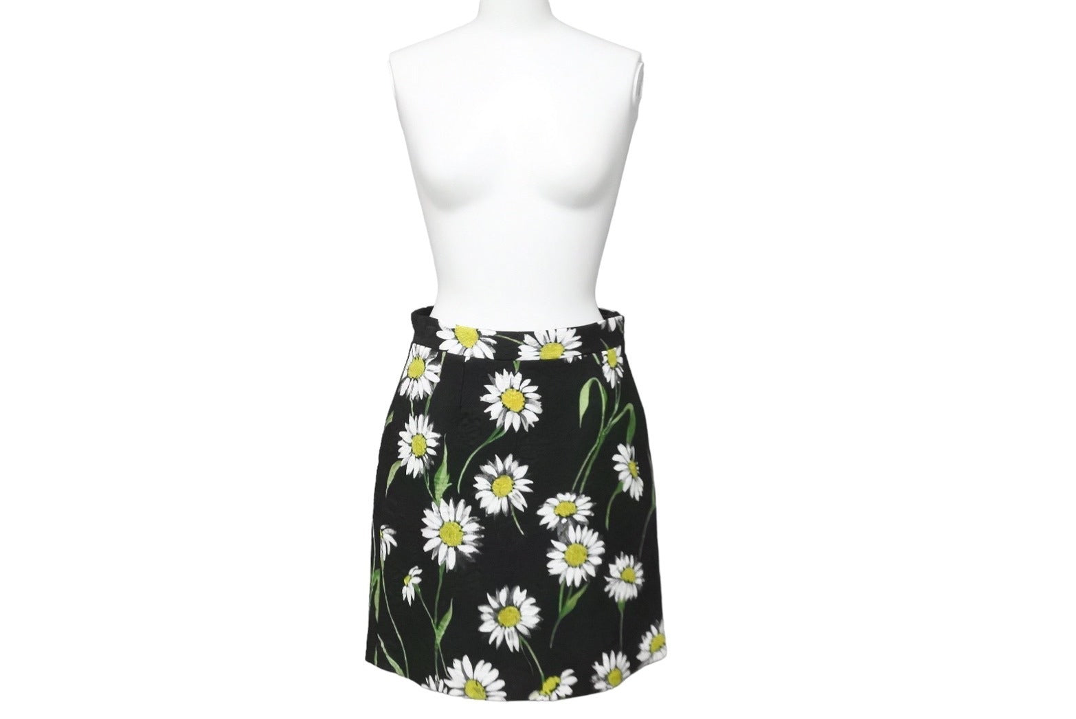 DOLOE&GABBANA スカート DOLCE & GABBANA Graphic Print Full Cotton Skirt in Red Size