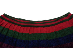極美品 GUCCI グッチ ラメ マルチカラー スカート キッズサイズボトムス 薄手 414158 X7375 サイズ12 中古 55135 