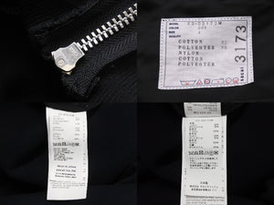 Sacai サカイ スウェット ブルゾン SPONGE SWEAT HOODIE 23-03173M AW23 再構築 ブラック ネイビー サイズ4 美品 中古 55152 