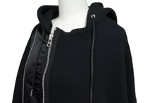 画像をギャラリービューアに読み込む, Sacai サカイ スウェット ブルゾン SPONGE SWEAT HOODIE 23-03173M AW23 再構築 ブラック ネイビー サイズ4 美品 中古 55152 