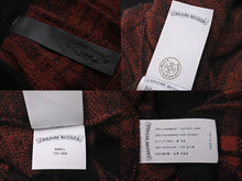 Load image into Gallery viewer, CHROME HEARTS クロムハーツ スカート チェック柄 CHクロス レッド ブラック カシミヤ シルバー925 サイズS 美品 中古 55156