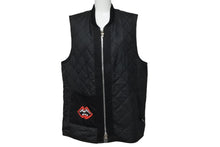 Load image into Gallery viewer, CHROME HEARTS × Matty Boy クロムハーツ マッティボーイ ナイロン キルティング ベスト ブラック 口 サイズL 美品 中古 55165