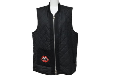 CHROME HEARTS × Matty Boy クロムハーツ マッティボーイ ナイロン キルティング ベスト ブラック 口 サイズL 美品 中古 55165