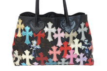 Load image into Gallery viewer, CHROME HEARTS クロムハーツ セメタリートートバッグ マルチカラー クロスパッチ TOTE W SNP ハンドバッグ 美品 中古 55194