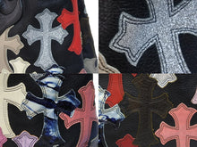 Load image into Gallery viewer, CHROME HEARTS クロムハーツ セメタリートートバッグ マルチカラー クロスパッチ TOTE W SNP ハンドバッグ 美品 中古 55194