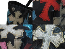 Load image into Gallery viewer, CHROME HEARTS クロムハーツ セメタリートートバッグ マルチカラー クロスパッチ TOTE W SNP ハンドバッグ 美品 中古 55194