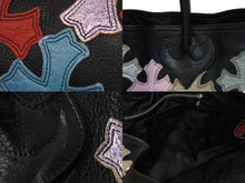 Load image into Gallery viewer, CHROME HEARTS クロムハーツ セメタリートートバッグ マルチカラー クロスパッチ TOTE W SNP ハンドバッグ 美品 中古 55194