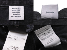 画像をギャラリービューアに読み込む, VETEMENTS ヴェトモン デニムパンツ フロントロゴプリント スキニーデニム 20AW 14038 WAH21PA135 シルバー金具 美品 中古 55196 