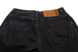 VETEMENTS ヴェトモン デニムパンツ フロントロゴプリント スキニーデニム 20AW 14038 WAH21PA135 シルバー金具 美品 中古 55196 