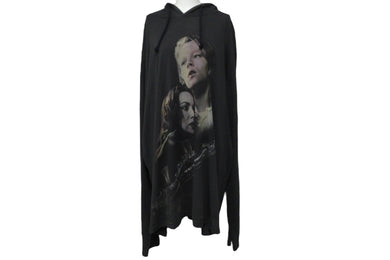 VETEMENTS ヴェトモン パーカー タイタニックプリントカットソーパーカー ブラック サイズM 16SS SS16TP15 美品 中古 55197