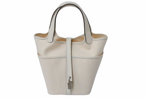 新品未使用 HERMES エルメス ピコタンロック カーゴ PM ハンドバッグ ヴォースイフトトワルゴエラン ナタ エクリュ Z刻印 55218