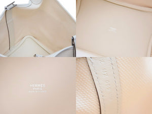 新品未使用 HERMES エルメス ピコタンロック カーゴ PM ハンドバッグ ヴォースイフトトワルゴエラン ナタ エクリュ Z刻印 55218