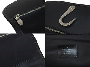 LOUIS VUITTON ルイ ヴィトン クラッチバッグ トゥルース サスペンダブル ダミエグラフィット N41419 シルバー金具 美品 中古 55225