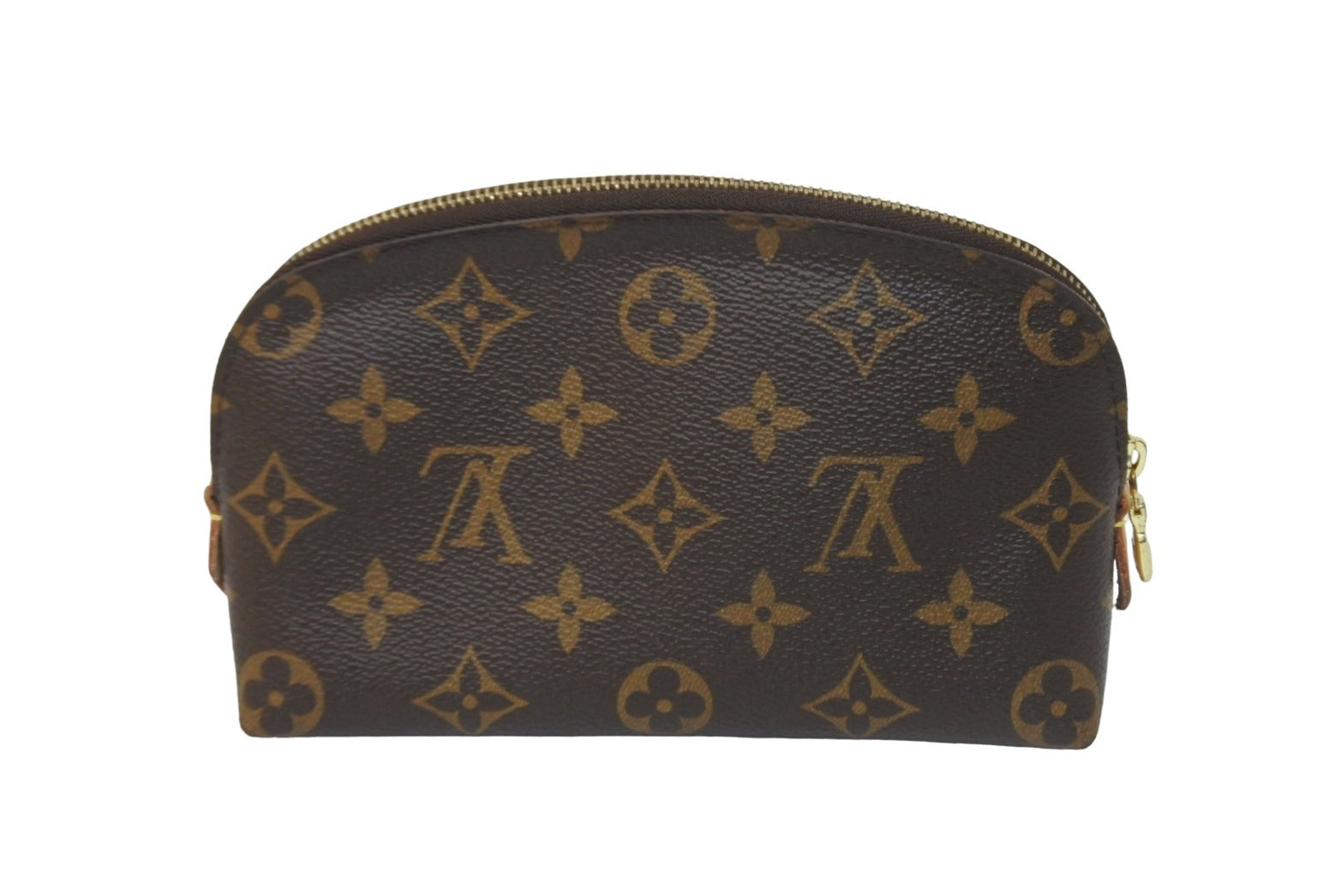 Louis Vuitton ルイヴィトン モノグラム ポーチ ロゴ金具 PVC