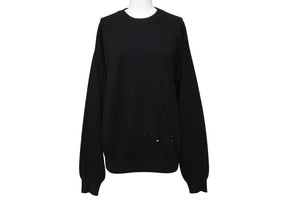 極美品 Martin Margiela マルタンマルジェラ ニット ブラック レーヨン ポリエステル サイズS S50HA0563 S15168 中古 55274