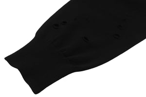 極美品 Martin Margiela マルタンマルジェラ ニット ブラック レーヨン ポリエステル サイズS S50HA0563 S15168 中古 55274