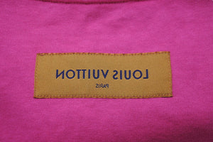 LOUIS VUITTON ルイヴィトン 半袖Ｔシャツ インサイドアウト RM211E JYN HLY47W ピンク サイズXL 美品 中古 55283