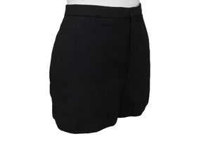 SAINT LAURENT サンローラン ショートパンツ ボトム サイズF34 155/60Y コットン ブラック ゴールド金具 美品 中古 55284 