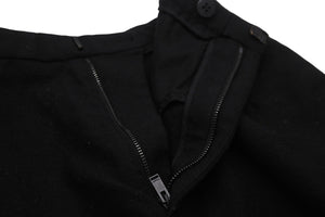 SAINT LAURENT サンローラン ショートパンツ ボトム サイズF34 155/60Y コットン ブラック ゴールド金具 美品 中古 55284 